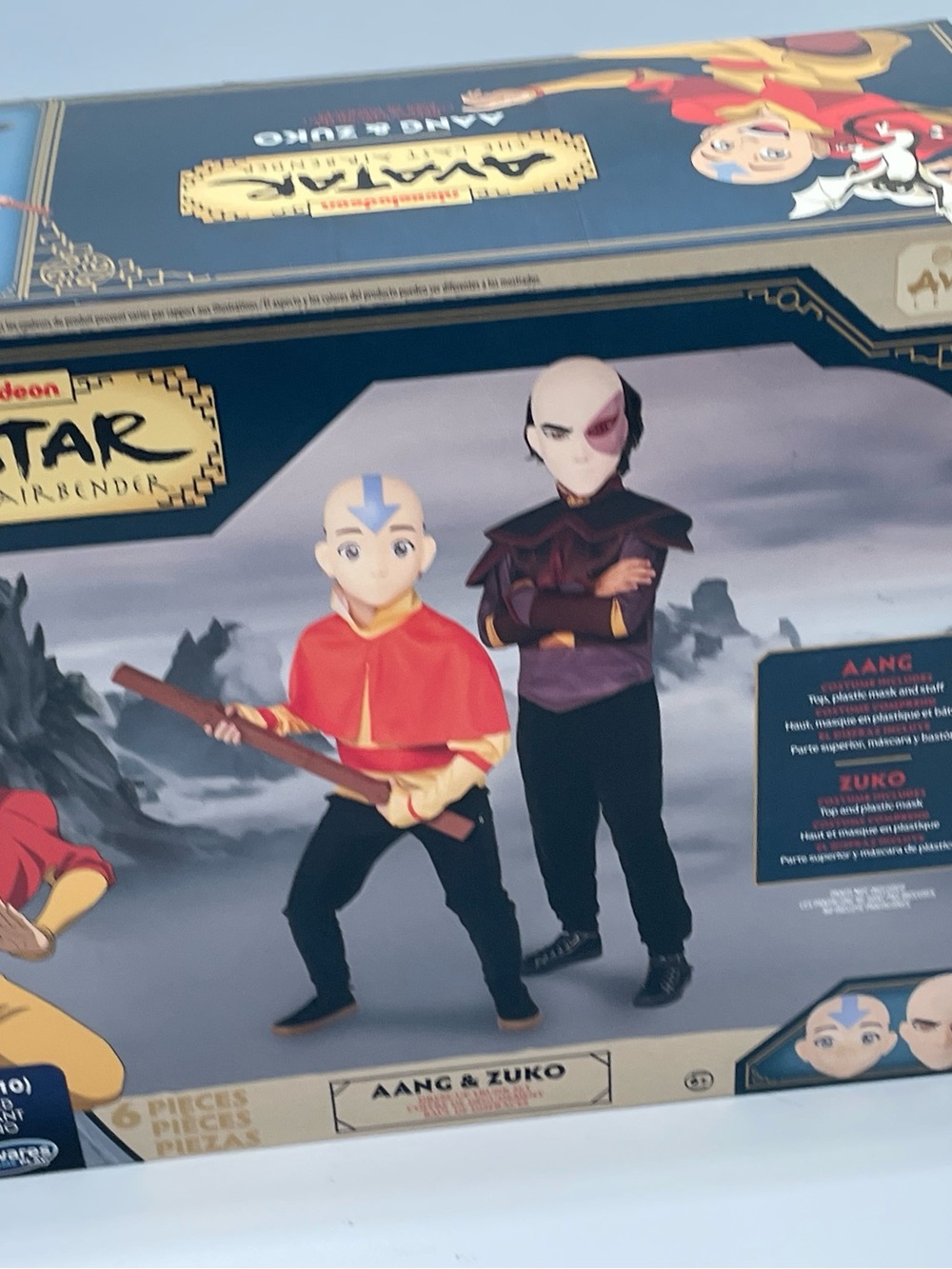 Nickelodeon Aang & Zuko Costume Pack - Red, Black, Purple